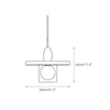 modern art glass pendant lamp
