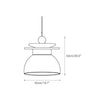 modern art glass pendant lamp