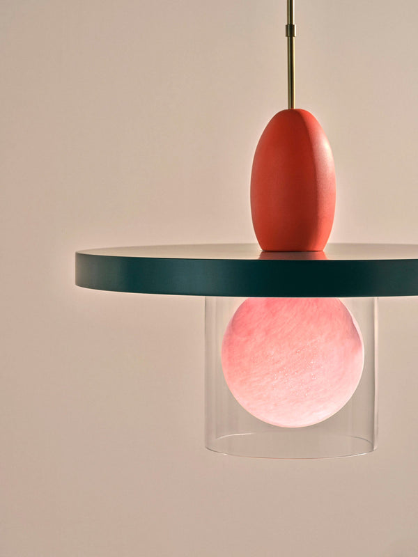 modern art glass pendant lamp