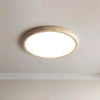 modern beige travertine acrylic flush mount ceiling light