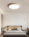 modern beige travertine acrylic flush mount ceiling light
