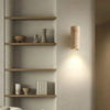 modern beige travertine column led wall lamp