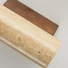 modern beige travertine column led wall lamp