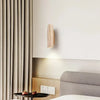 modern beige travertine column led wall lamp