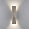 modern beige travertine column wall lamp 2