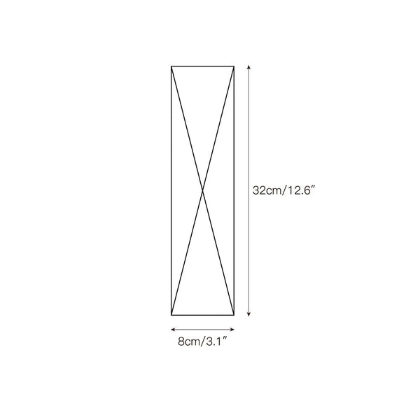 modern beige travertine column wall lamp 2