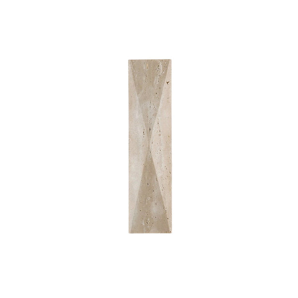 modern beige travertine column wall lamp 2