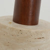 modern beige travertine cylinder pendant light