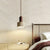 modern beige travertine cylinder pendant light