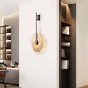 modern beige travertine disc led wall lamp