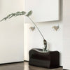 modern beige travertine glass wall sconce 6