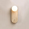 modern beige travertine glass wall sconce