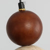 modern beige travertine round pendant lamp