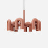 modern black abs aluminum modular led chandelier