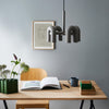 modern black abs aluminum modular led chandelier