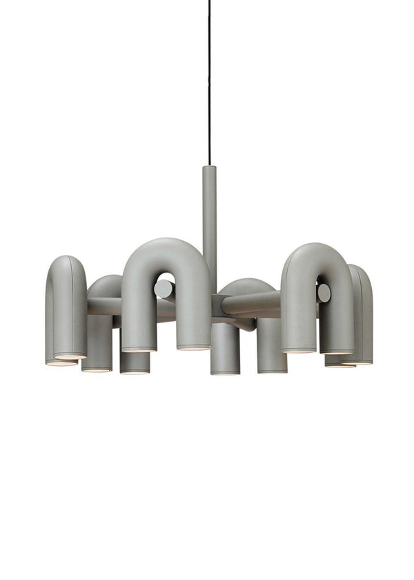 modern black abs aluminum modular led chandelier