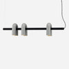 modern black abs aluminum modular led chandelier