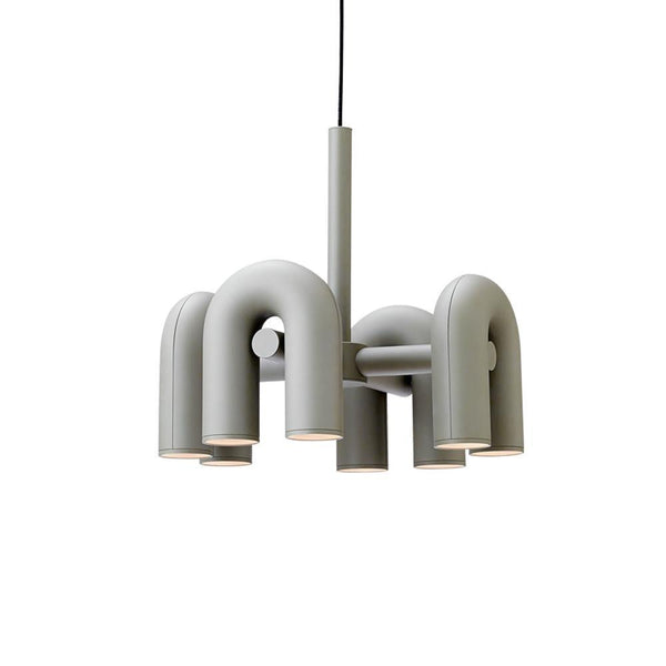 modern black abs aluminum modular led chandelier