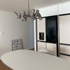 modern black abs aluminum modular led chandelier