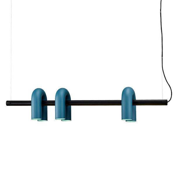 modern black abs aluminum modular led chandelier