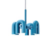 modern black abs aluminum modular led chandelier