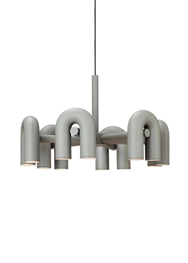 modern black abs aluminum modular led chandelier