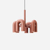 modern black abs aluminum modular led chandelier