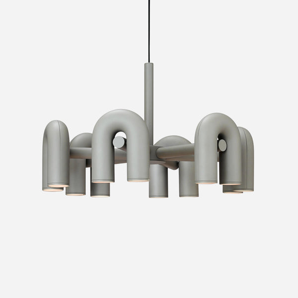 modern black abs aluminum modular led chandelier