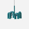 modern black abs aluminum modular led chandelier