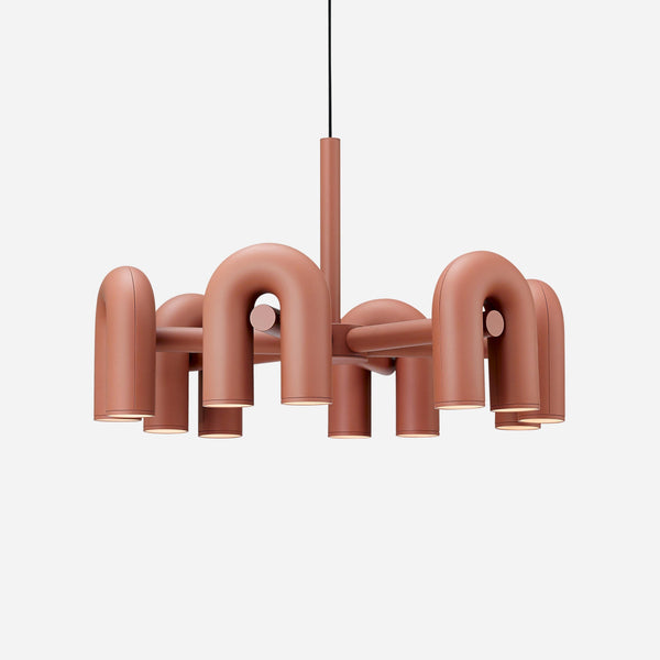 modern black abs aluminum modular led chandelier