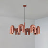 modern black abs aluminum modular led chandelier