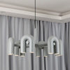 modern black abs aluminum modular led chandelier