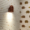 modern black abs aluminum u shape led wall sconce