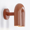 modern black abs aluminum u shape led wall sconce