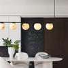 modern black alabaster pendant lamp