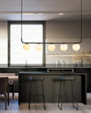modern black alabaster pendant lamp