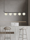 modern black alabaster pendant lamp