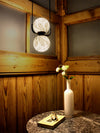 modern black alabaster pendant lamp