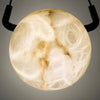 modern black alabaster pendant lamp