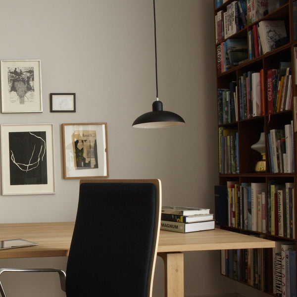 modern black carbon steel dome pendant lamp