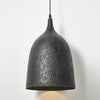 modern black gradient iron cone pendant light