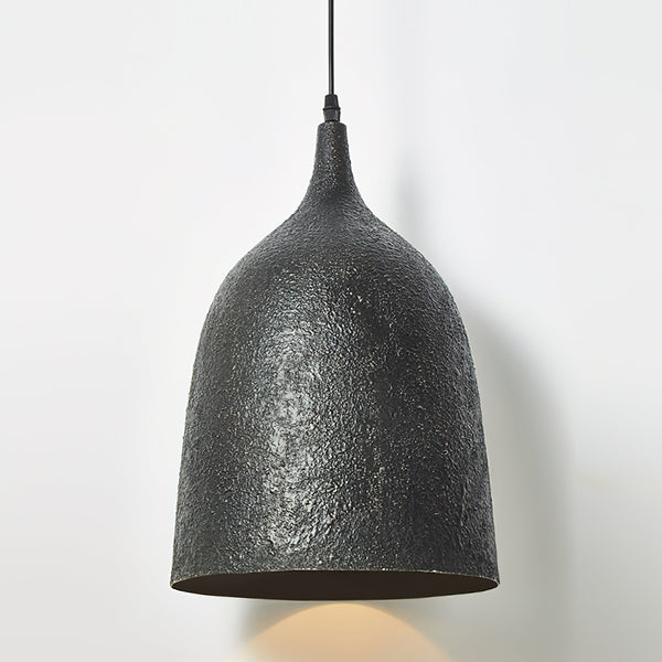 modern black gradient iron cone pendant light
