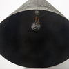 modern black gradient iron cone pendant light