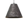 modern black gradient iron cone pendant light
