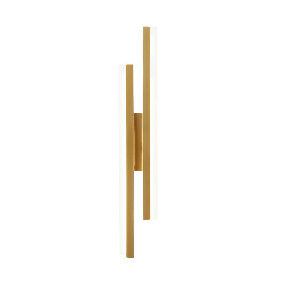 modern black iron acrylic linear led wall sconce 2