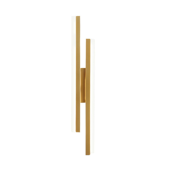 modern black iron acrylic linear led wall sconce 2
