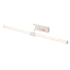 modern black iron acrylic swing arm led vanity light