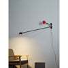 modern black iron aluminum linear wall lamp