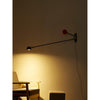 modern black iron aluminum linear wall lamp