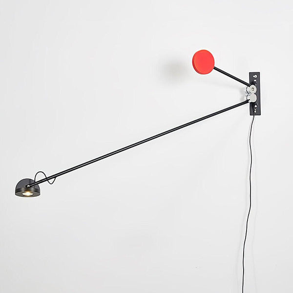 modern black iron aluminum linear wall lamp